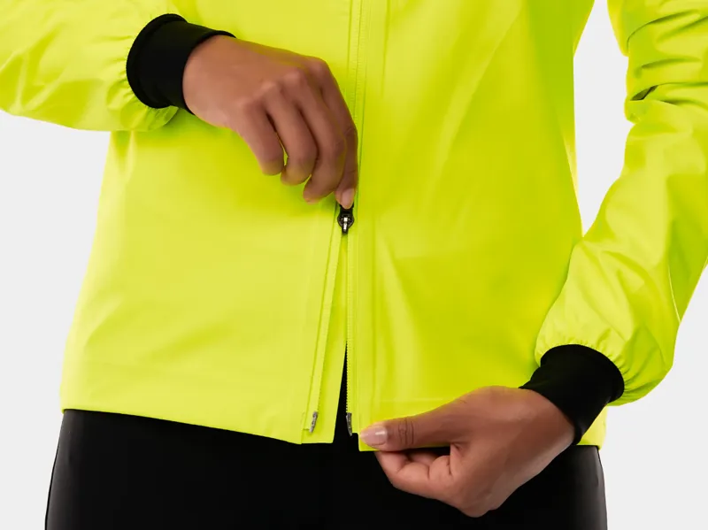 Trek Circuit Women's Rain Cycling Jacket in Yellow-2